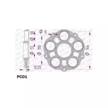 Porte couronne Afam pour couronne type 51608/51607 Ducati 748/916/996
