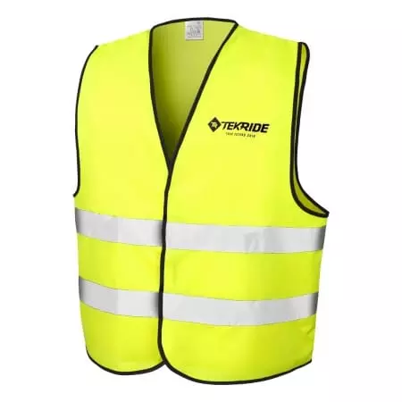Gilet Fluorescent Tekride Haute Visibilité Jaune Fluo