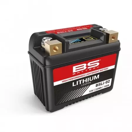 Batterie BS Battery Lithium BSLI-02 12V 2Ah - Prête À L'emploi
