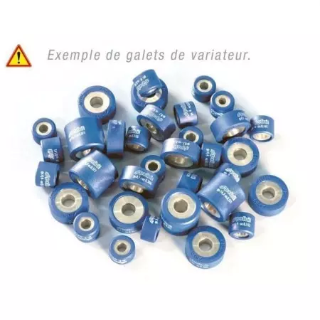 Jeu de 8 galets polini 25x17mm 12gr