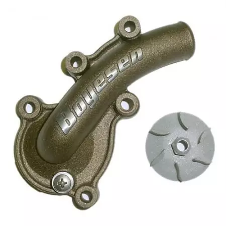 Carter De Pompe À Eau Et Hélice Boyesen Pour Honda CR125R 2005-07 Kaki - Moteur BOYESEN