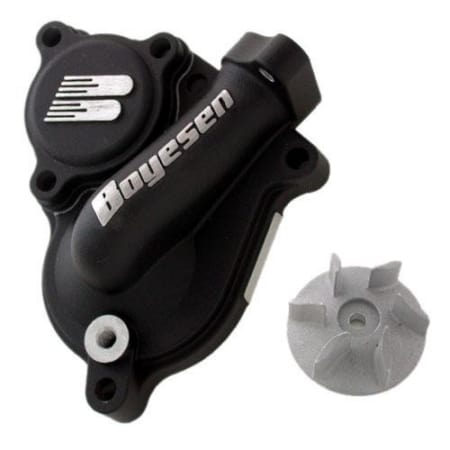 Carter De Pompe À Eau Et Hélice Boyesen Pour Kawasaki KX450 2019 Noir - Moteur BOYESEN