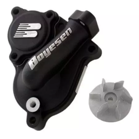 Carter De Pompe À Eau Et Hélice Boyesen Pour Kawasaki KX250F 2004-16 Noir - Moteur BOYESEN