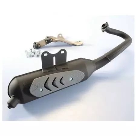 Pot d'échappement Polini Original Pour Vespa ET2 50 2T Noir