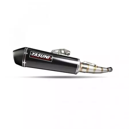 Silencieux Yasuni Scooter 4 Black Edition inox noir/casquette Carbone Pour Yamaha X-MAX 125 746265 - Echappement Scooter YASUNI