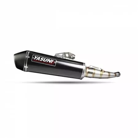 Silencieux Yasuni Scooter 4 Black Edition Inox Noir/Casquette Carbone Pour Honda Forza 125 746266 - Echappement Scooter YASUNI