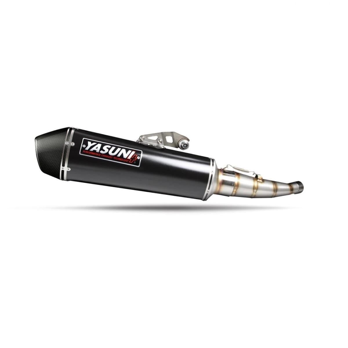 Silencieux Yasuni Scooter 4 Black Edition Inox Noir/Casquette Carbone Pour Piaggio Vespa 125 Gts 746279