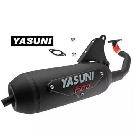 Pot d'échappement Yasuni Eco acier noir 746289
