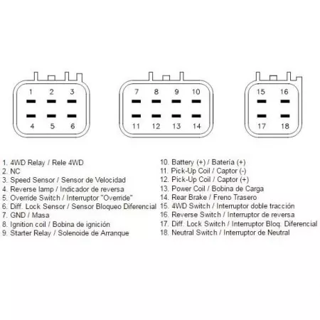 Boîtier cdi Tecnium Yamaha YFM 350 Grizzly 2WD 2007-11 - Électricité TECNIUM