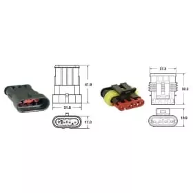 Jeu de Connectiques génériques 4 voies