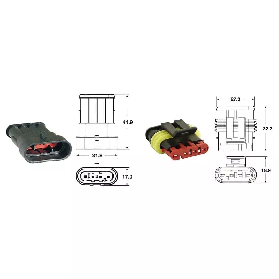 Jeu de Connectiques génériques 4 voies