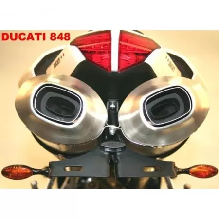 Support de plaque R&G Racing pour Ducati 1098 2007 et 848 2008-09 - Électricité R&G RACING