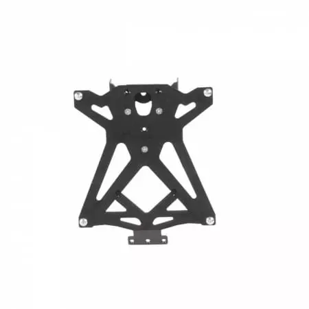 Support de plaque Lightech noir Ducati Monster 797, 1200R et 1200S
