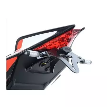 Support de plaque noir R&G Racing Aprilia V4 Tuono 1100 et RSV4RR
