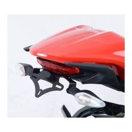 Support de plaque noir R&G Racing Ducati Monster 821 et 1200 2014-15