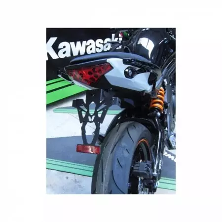 Support de plaque V-Parts noir Kawasaki ER6 - Électricité V PARTS