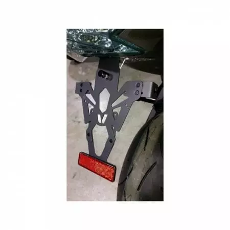 Support de plaque V-Parts noir Suzuki GSR750 - Électricité V PARTS