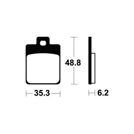 Plaquettes De Frein Tecnium Organique - me368