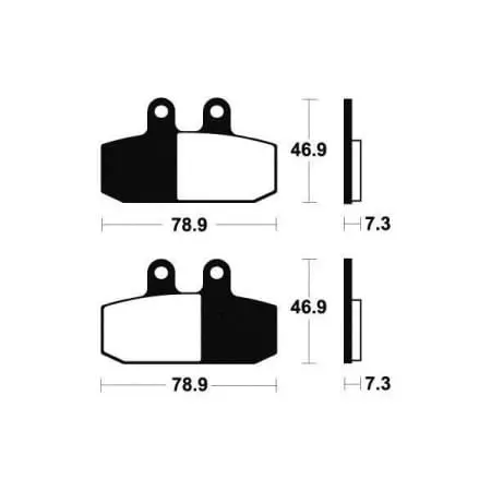 Plaquettes De Frein Tecnium Métal Fritté - mss293