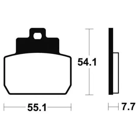 Plaquettes De Frein Tecnium Organique - me331
