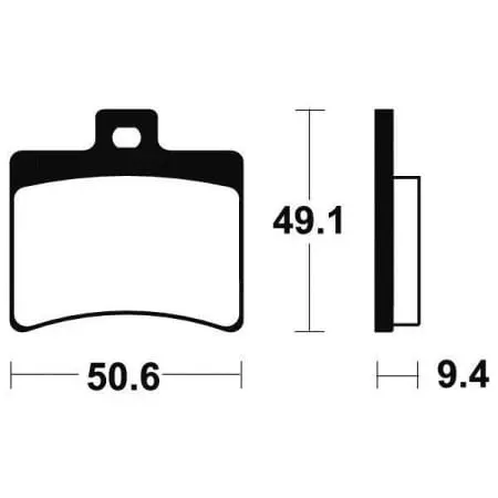 Plaquettes De Frein Tecnium me247 Organique
