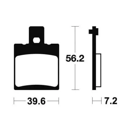 Plaquettes De Frein Tecnium Organique - ma324