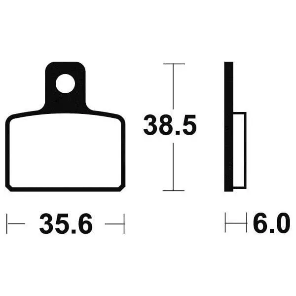Plaquettes De Frein Tecnium Organique - ma303