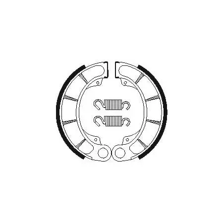 Machoires de frein Tecnium ba207 organique
