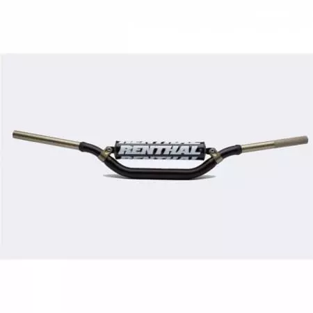 Guidon diam 28,6mm avec barre RENTHAL Twinwall replica Chad Reed High noir/mousse noire - Poste de pilotage RENTHAL