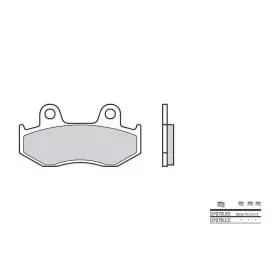 Plaquettes De Frein Brembo 07078xs carbone céramique Organique