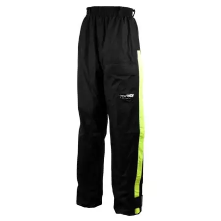 Pantalon De Pluie Tekride Boston Noir Jaune Fluo