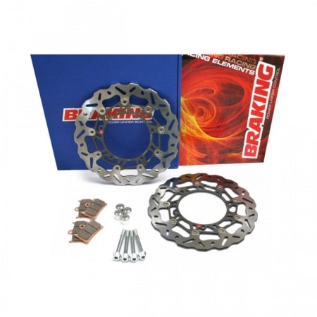 Kit oversize diam 300 Braking wave flottant Yamaha t-max 530 - Freinage BRAKING