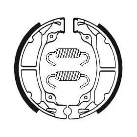 Machoires de frein Tecnium ba025 organique