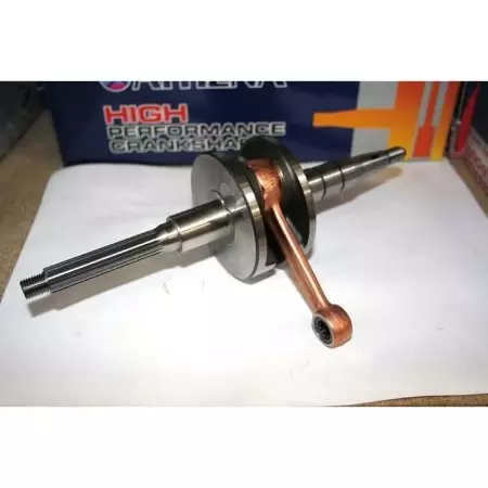 Vilebrequin Comple Athena pour Scooter Aprilia/Yamaha 50 minarelli vert air - Moteur ATHENA