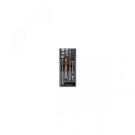 Plateau thermoformé rigide avec outils 3/8