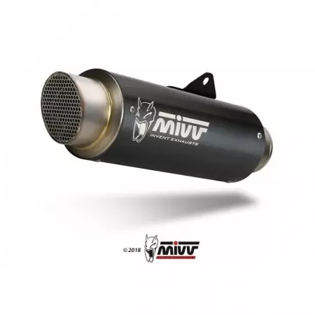 Ligne complète MIVV GP pro inox noir Pour Kawasaki z650