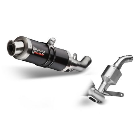 Ligne complète MIVV GP acier noir Pour KTM 125 duke - Echappement moto MIVV