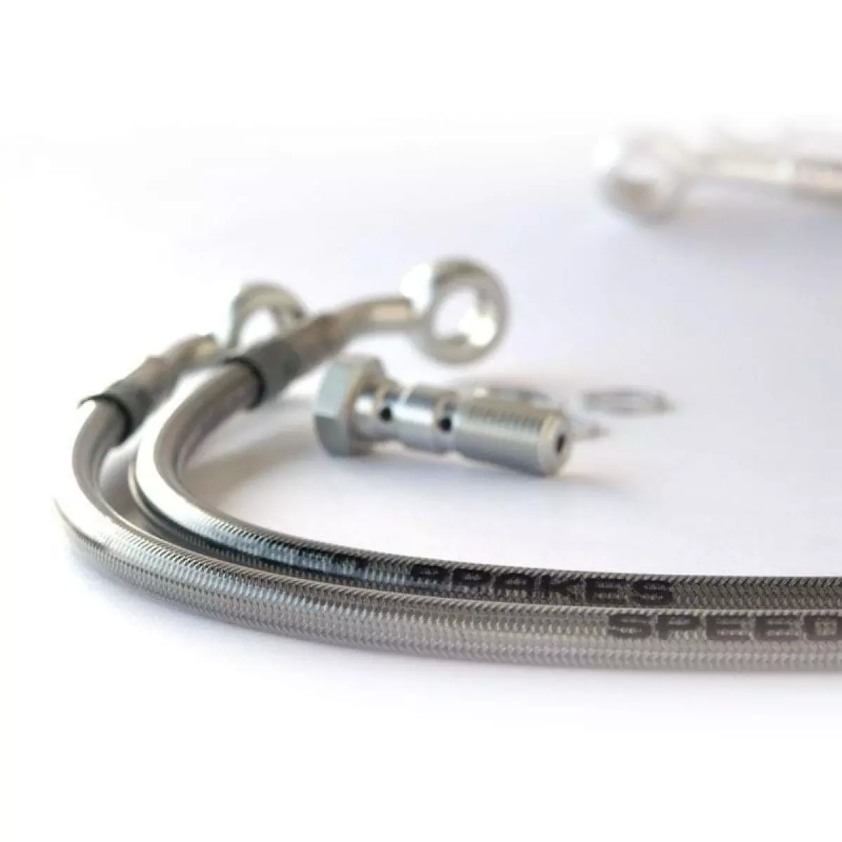 Durite Aviation Speed Brakes Inox/Raccord Noir 352307201