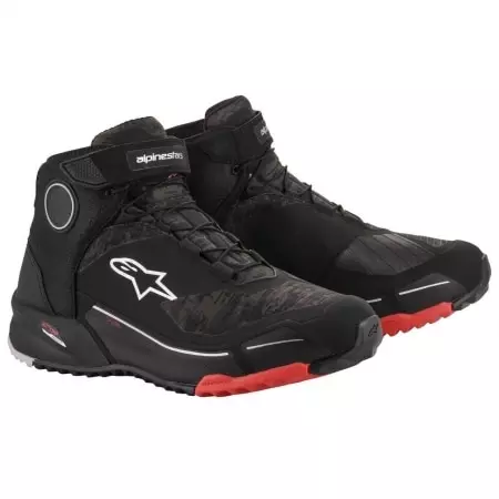 Baskets Alpinestars CR-X Drystar Noir Rouge Camo