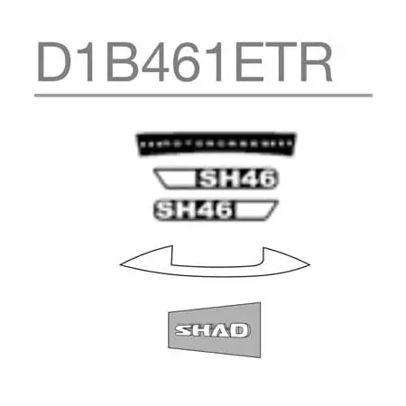 Autocollants Shad SH46