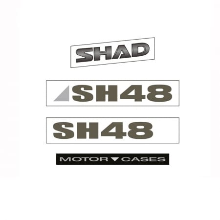 Autocollants Shad SH48 Titanium