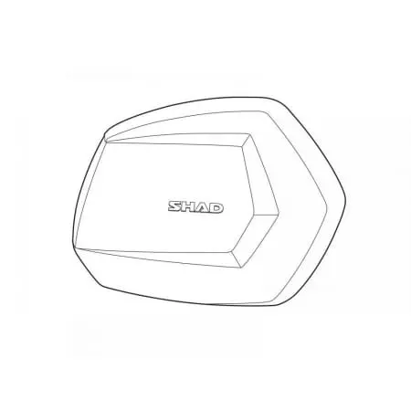 Couvercle Droit Shad Valise SH35 Aluminium