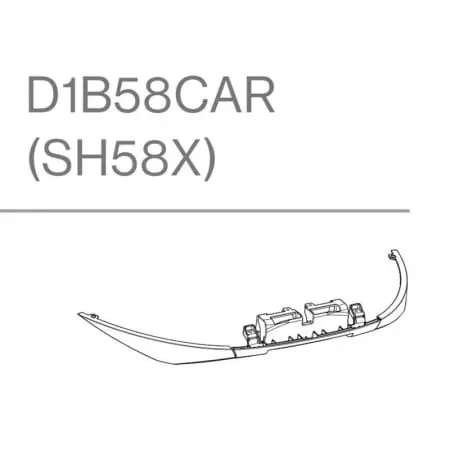 Catadioptre Shad SH58 Blanc