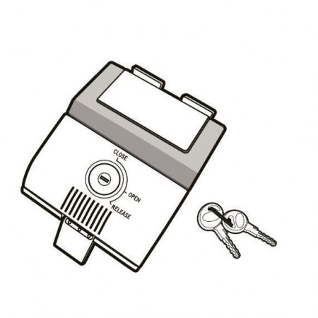 Serrure Shad SH48 Premium Gris Titane