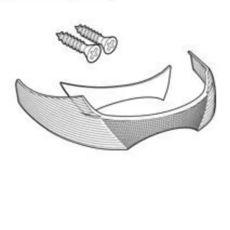 Catadioptre Blanc Top Case Shad SH33