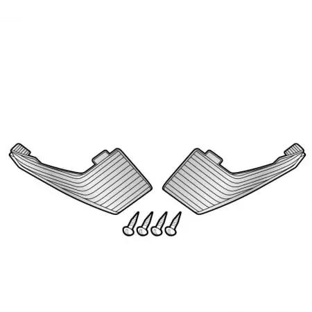 Kit Catadioptres Blancs Valises Latérales Shad SH36