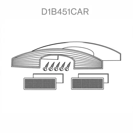 Catadioptre Shad SH45 Blanc