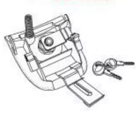 Serrure Top Case Shad SH37