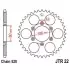 Couronne JT Sprockets 49 Dents Acier Pas 520 Type 22