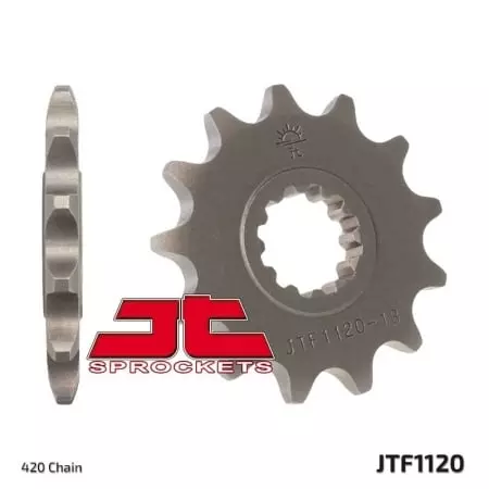 Pignon JT Sprockets 10 Dents Acier Pas 420 Type 1120